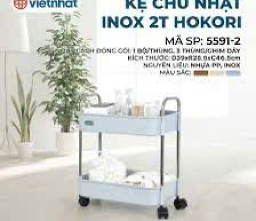 Kệ Inox chữ nhật 5591-2
