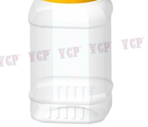 Hũ bát giác 7k nắp quai B05