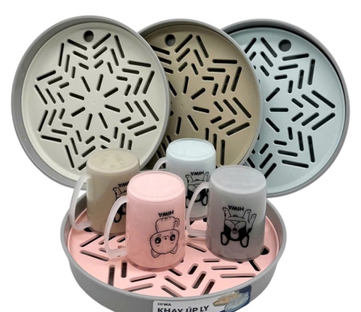 Khay úp ly tròn Thái nhỏ 013