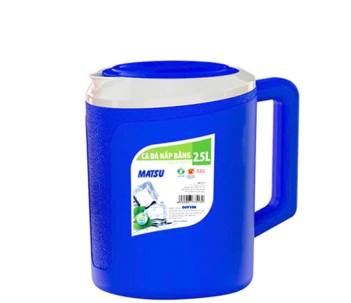 Ca đá nắp bằng 2,5L