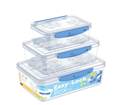 Bộ hộp nhựa nắp gài 